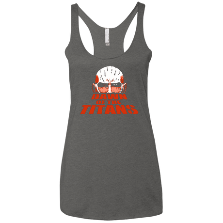 T-Shirts Premium Heather / X-Small Dawn of the Titans Women's Triblend Racerback Tank