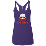 T-Shirts Purple / X-Small Dawn of the Titans Women's Triblend Racerback Tank