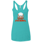 T-Shirts Tahiti Blue / X-Small Dawn of the Titans Women's Triblend Racerback Tank