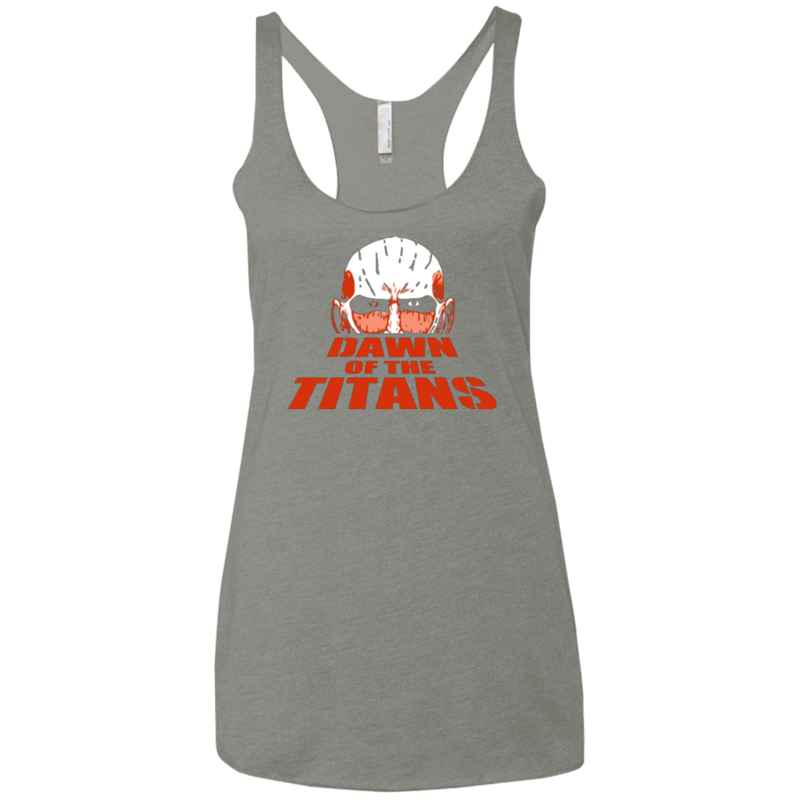 T-Shirts Venetian Grey / X-Small Dawn of the Titans Women's Triblend Racerback Tank