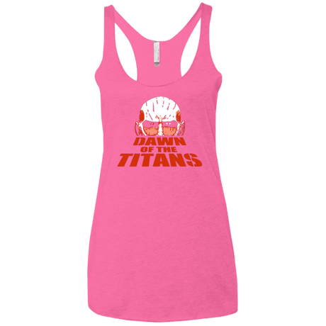T-Shirts Vintage Pink / X-Small Dawn of the Titans Women's Triblend Racerback Tank