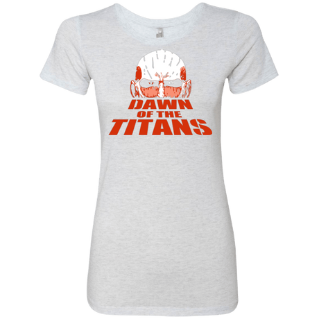 T-Shirts Heather White / Small Dawn of the Titans Women's Triblend T-Shirt