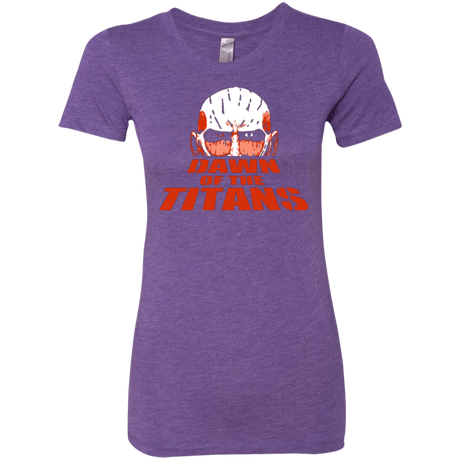 T-Shirts Purple Rush / Small Dawn of the Titans Women's Triblend T-Shirt