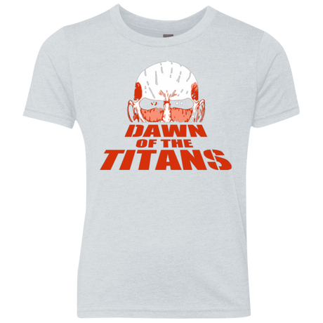 T-Shirts Heather White / YXS Dawn of the Titans Youth Triblend T-Shirt