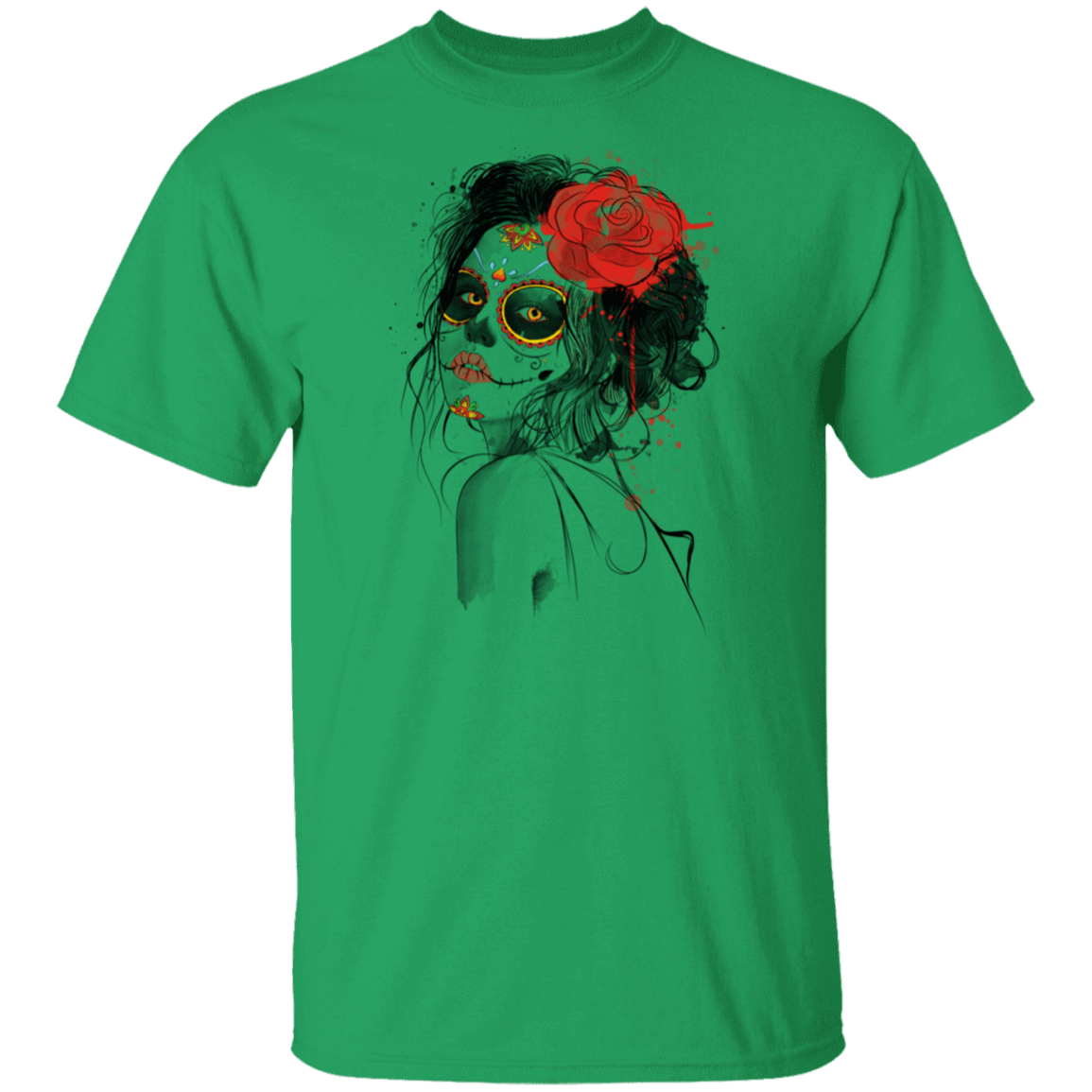 T-Shirts Irish Green / S Day of the Dead T-Shirt