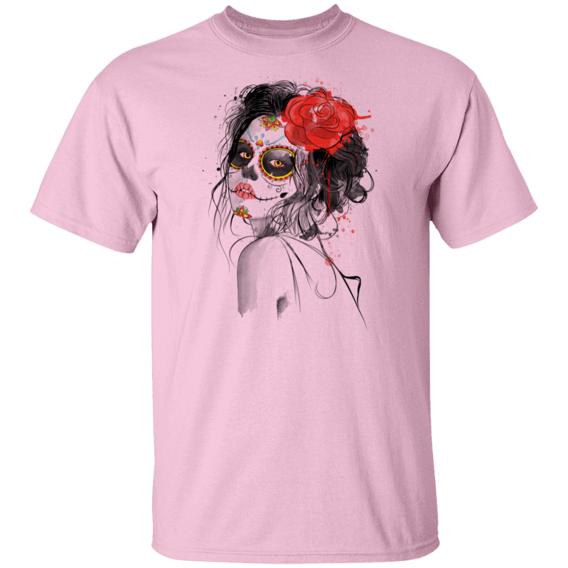 T-Shirts Light Pink / S Day of the Dead T-Shirt