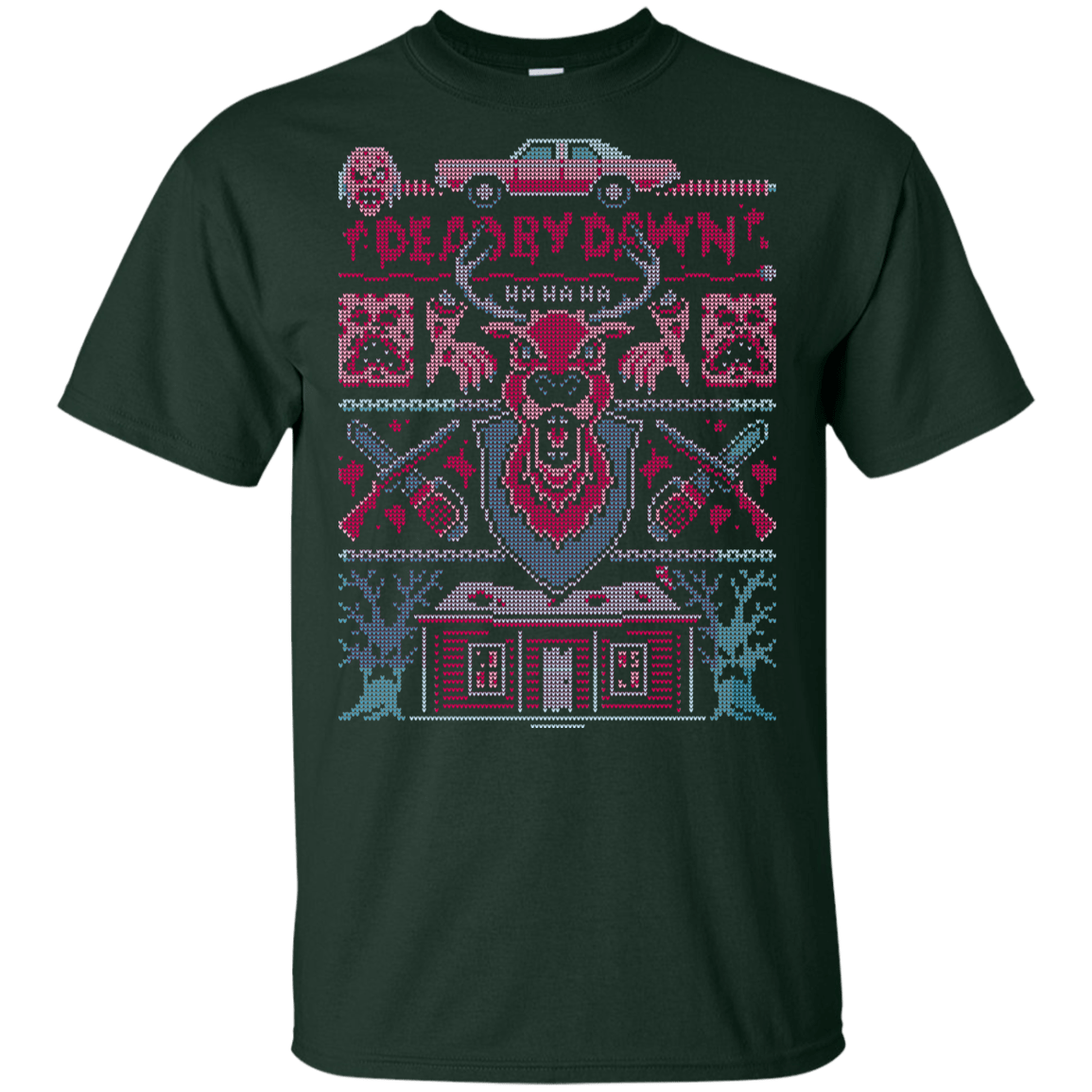 T-Shirts Forest / YXS Dead by Dawn Ugly Sweater Youth T-Shirt