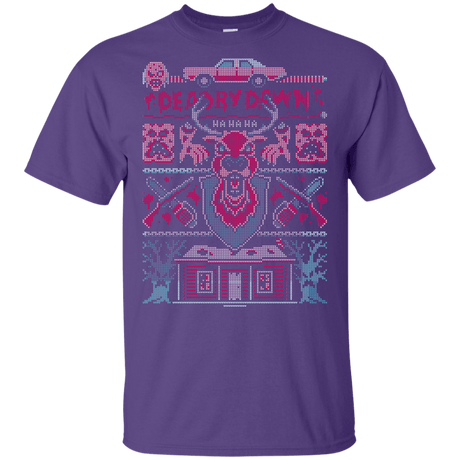 T-Shirts Purple / YXS Dead by Dawn Ugly Sweater Youth T-Shirt