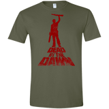 T-Shirts Military Green / S Dead by the Dawn Men's Semi-Fitted Softstyle