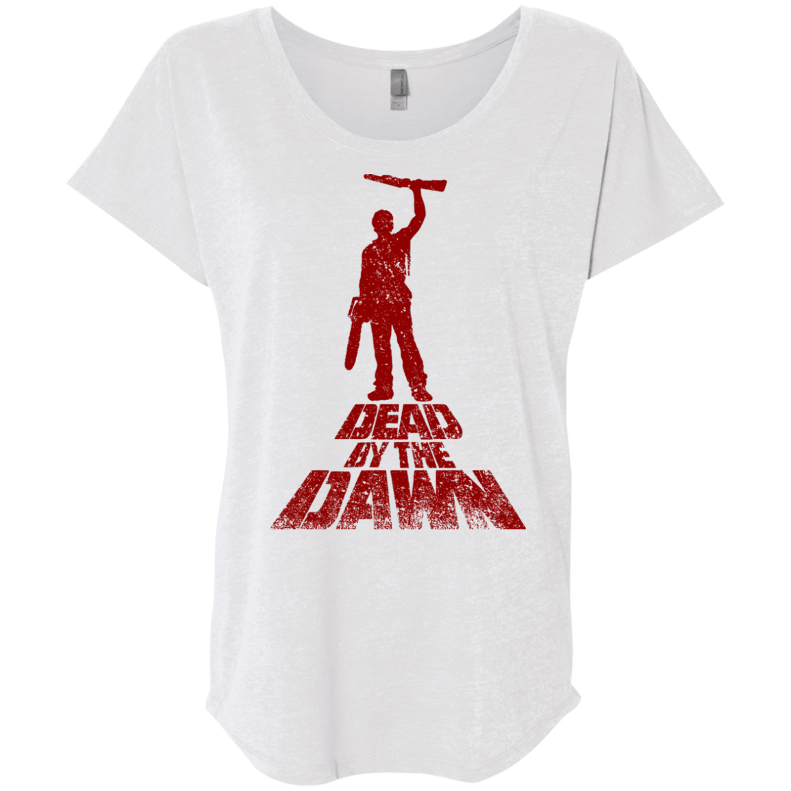 T-Shirts Heather White / X-Small Dead by the Dawn Triblend Dolman Sleeve