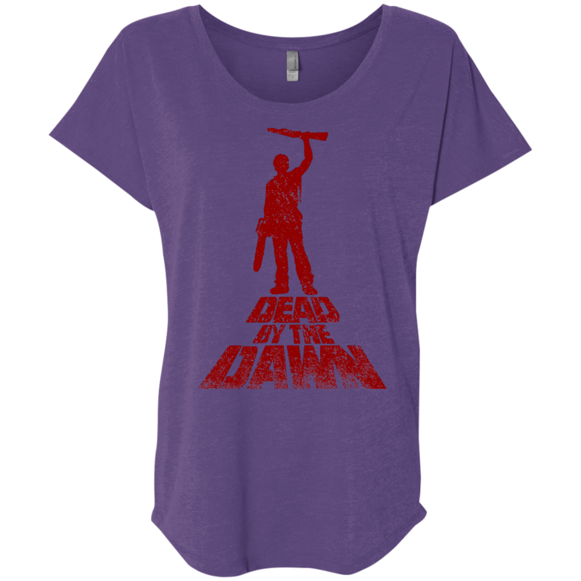 T-Shirts Purple Rush / X-Small Dead by the Dawn Triblend Dolman Sleeve