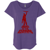 T-Shirts Purple Rush / X-Small Dead by the Dawn Triblend Dolman Sleeve