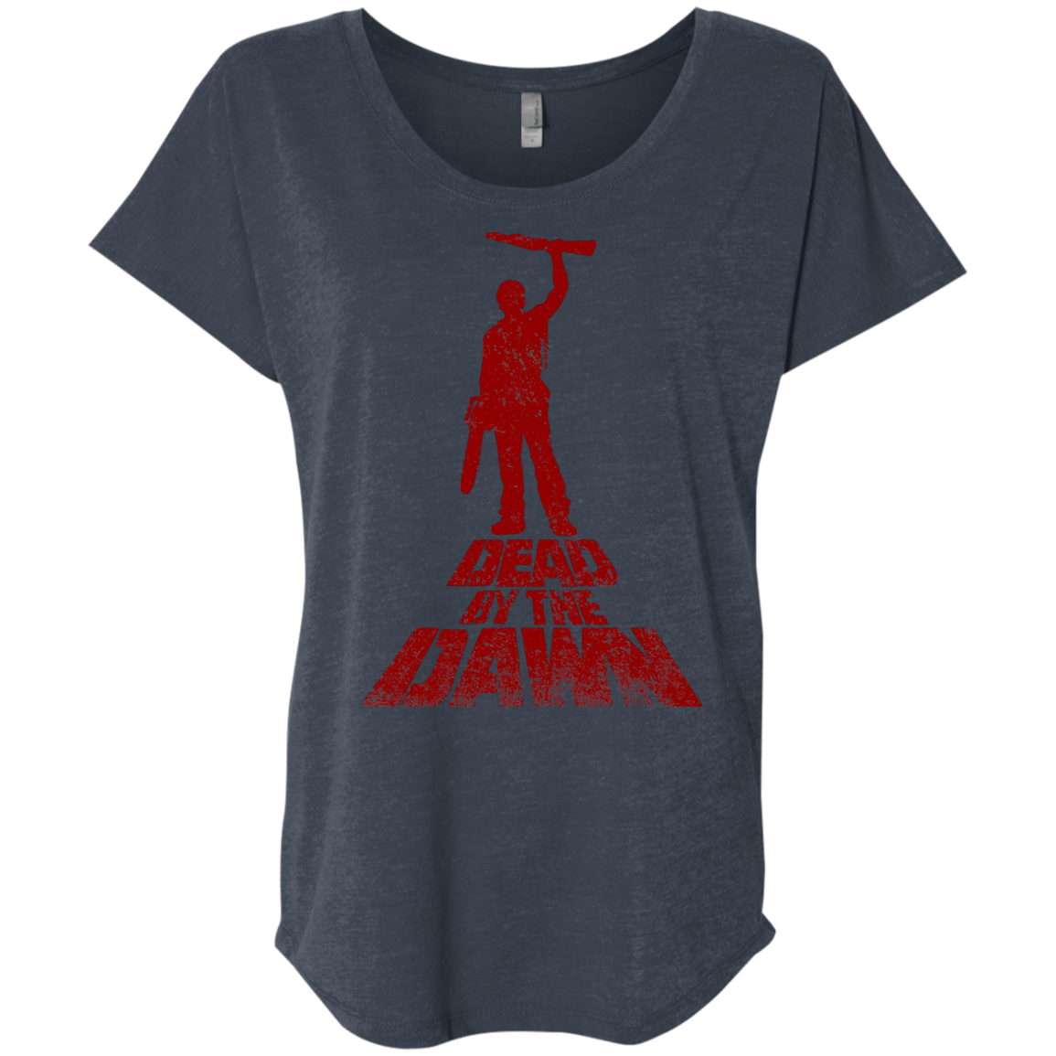 T-Shirts Vintage Navy / X-Small Dead by the Dawn Triblend Dolman Sleeve