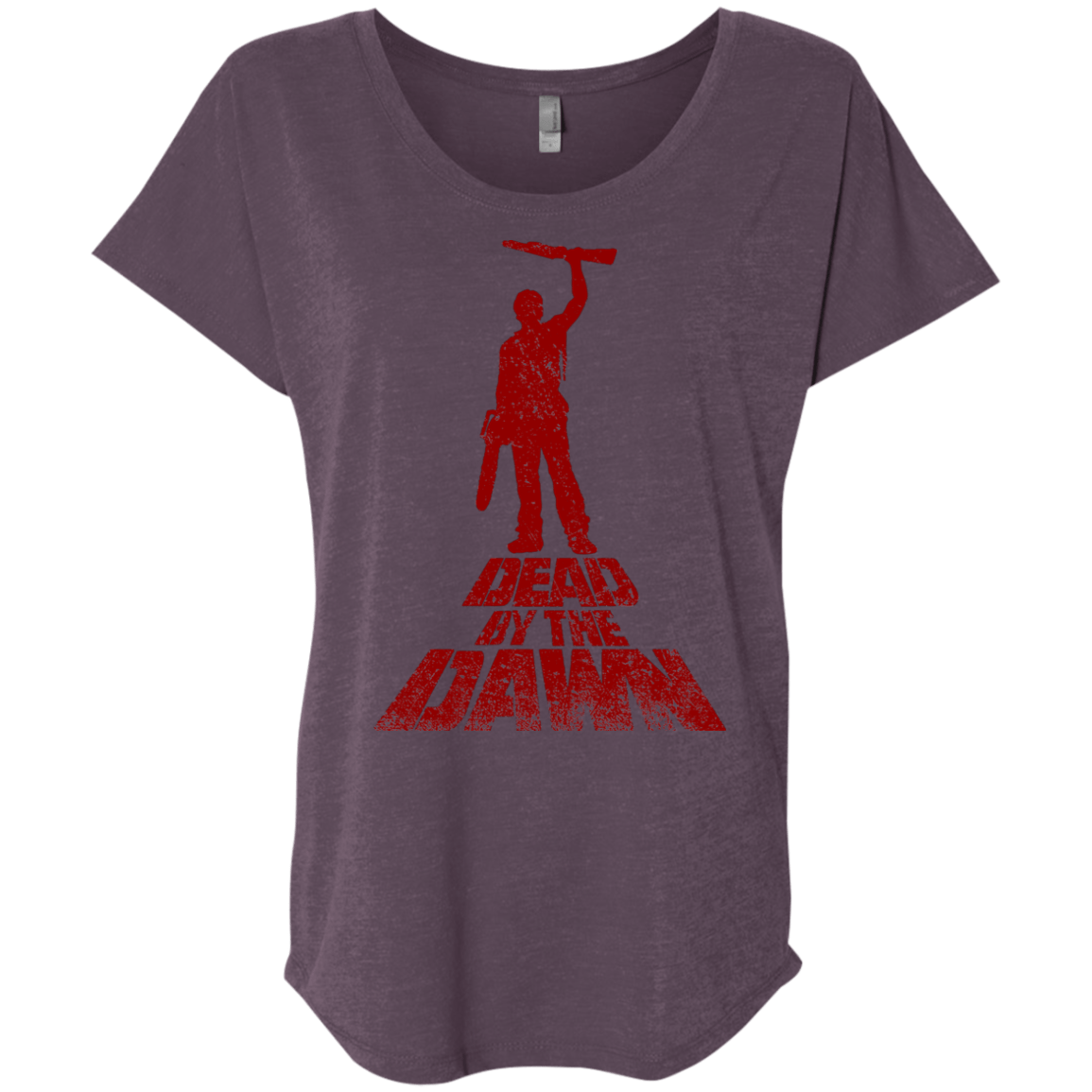T-Shirts Vintage Purple / X-Small Dead by the Dawn Triblend Dolman Sleeve
