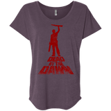 T-Shirts Vintage Purple / X-Small Dead by the Dawn Triblend Dolman Sleeve