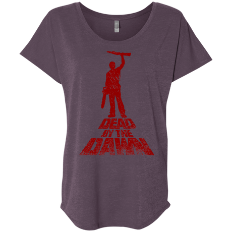 T-Shirts Vintage Purple / X-Small Dead by the Dawn Triblend Dolman Sleeve