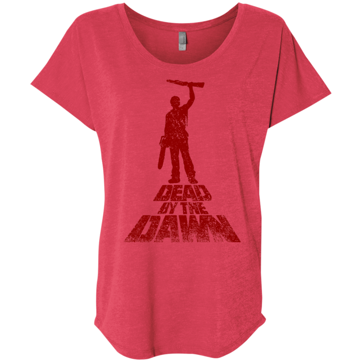 T-Shirts Vintage Red / X-Small Dead by the Dawn Triblend Dolman Sleeve