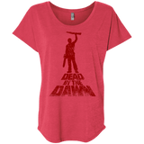 T-Shirts Vintage Red / X-Small Dead by the Dawn Triblend Dolman Sleeve