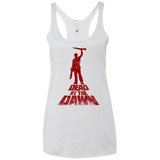 T-Shirts Heather White / X-Small Dead by the Dawn Women's Triblend Racerback Tank