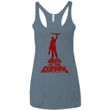 T-Shirts Indigo / X-Small Dead by the Dawn Women's Triblend Racerback Tank