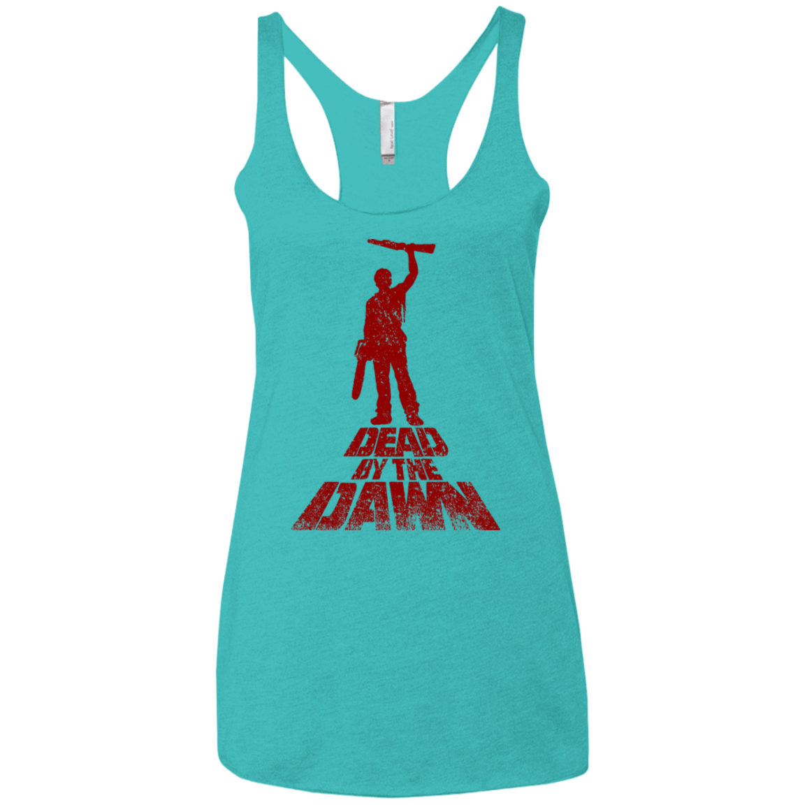 T-Shirts Tahiti Blue / X-Small Dead by the Dawn Women's Triblend Racerback Tank