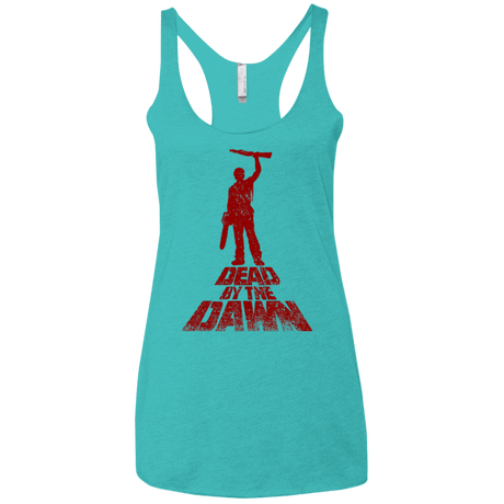 T-Shirts Tahiti Blue / X-Small Dead by the Dawn Women's Triblend Racerback Tank