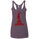 T-Shirts Vintage Purple / X-Small Dead by the Dawn Women's Triblend Racerback Tank