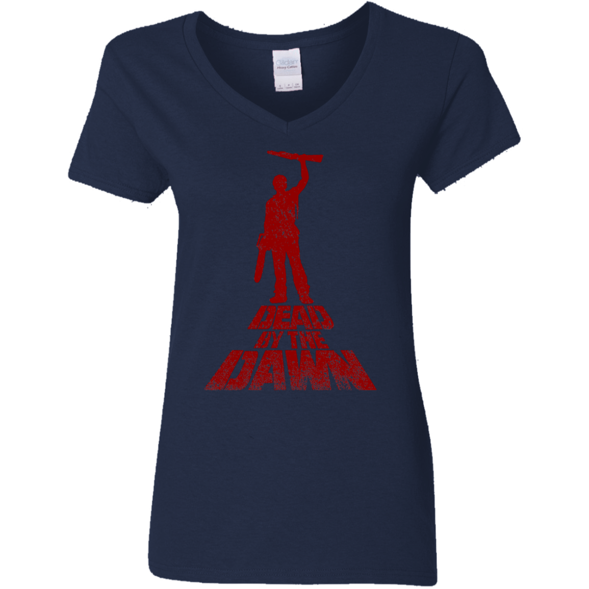 T-Shirts Navy / S Dead by the Dawn Women's V-Neck T-Shirt