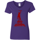 T-Shirts Purple / S Dead by the Dawn Women's V-Neck T-Shirt