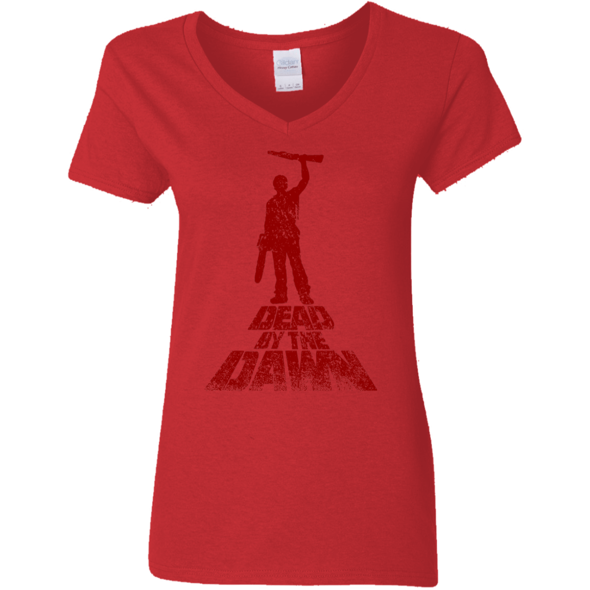 T-Shirts Red / S Dead by the Dawn Women's V-Neck T-Shirt