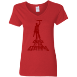 T-Shirts Red / S Dead by the Dawn Women's V-Neck T-Shirt