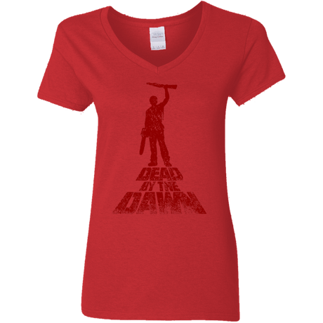 T-Shirts Red / S Dead by the Dawn Women's V-Neck T-Shirt