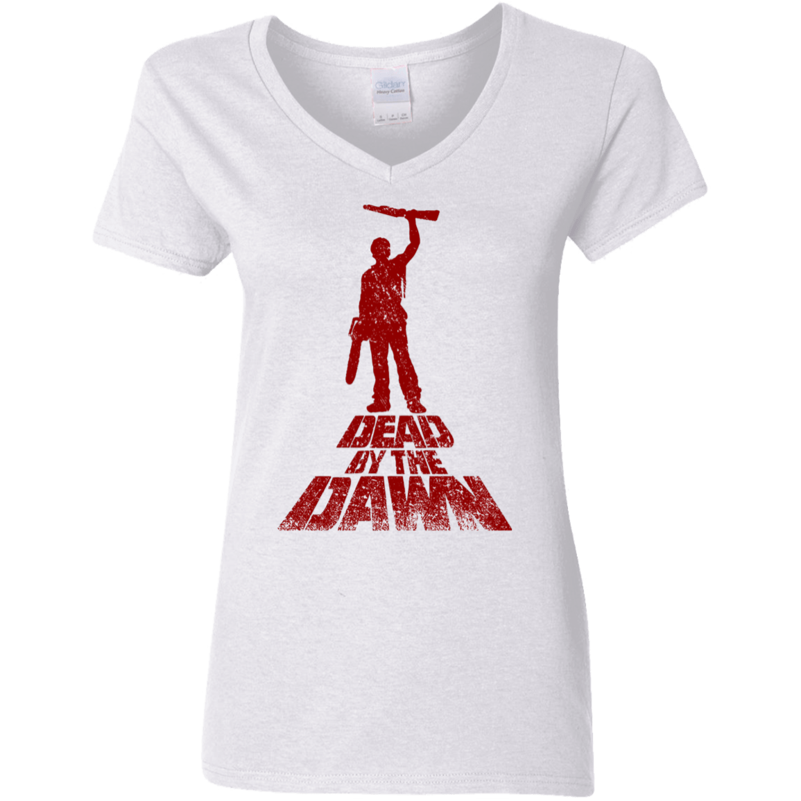 T-Shirts White / S Dead by the Dawn Women's V-Neck T-Shirt