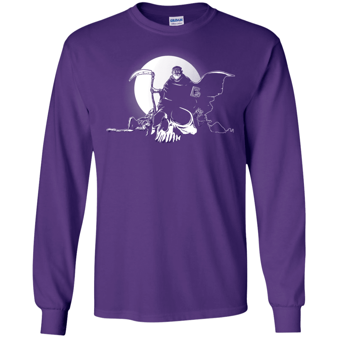 T-Shirts Purple / S Dead Characters Men's Long Sleeve T-Shirt