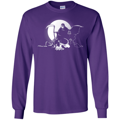 T-Shirts Purple / S Dead Characters Men's Long Sleeve T-Shirt