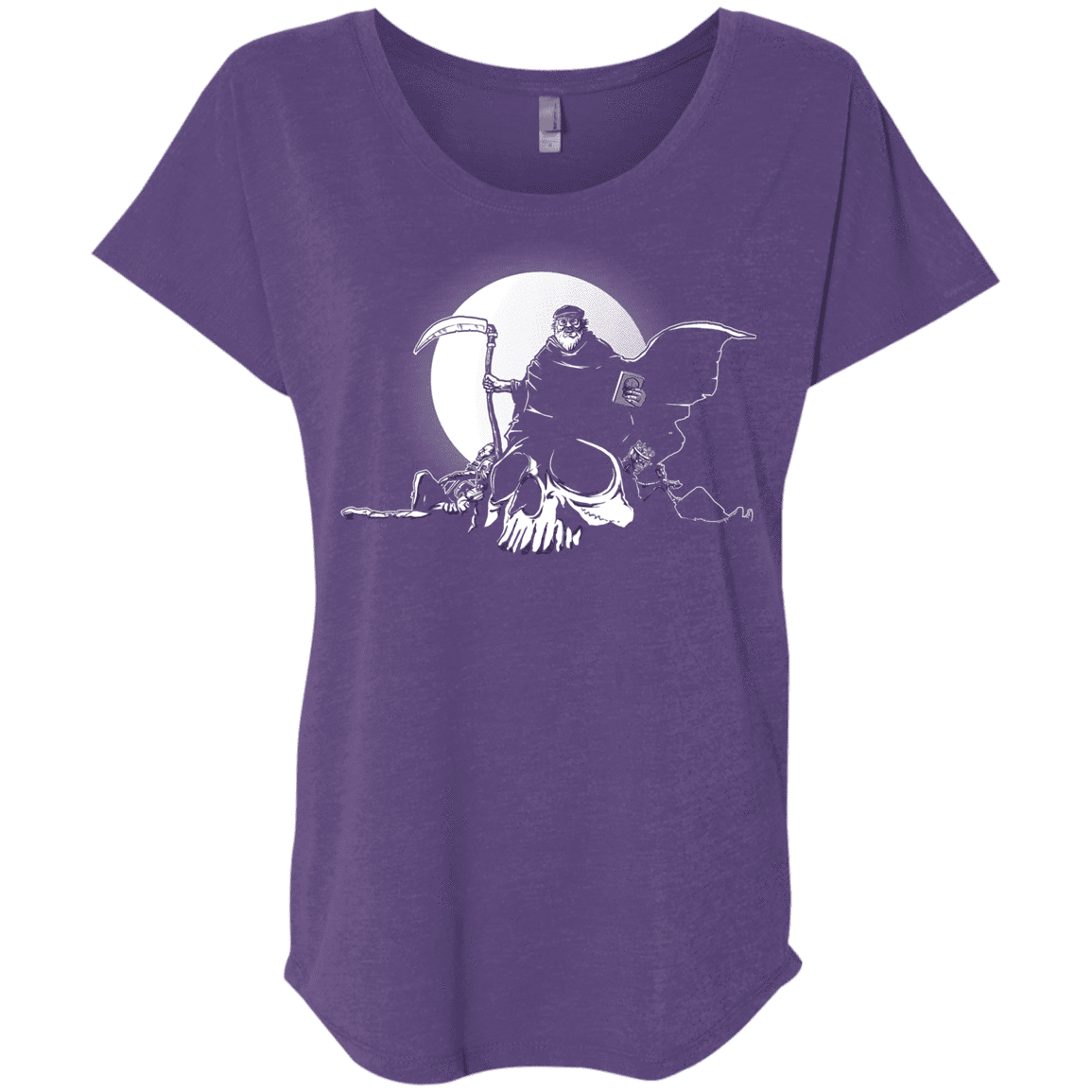 T-Shirts Purple Rush / X-Small Dead Characters Triblend Dolman Sleeve