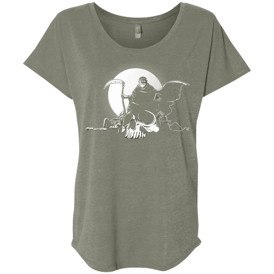 T-Shirts Venetian Grey / X-Small Dead Characters Triblend Dolman Sleeve