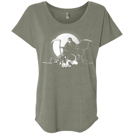 T-Shirts Venetian Grey / X-Small Dead Characters Triblend Dolman Sleeve