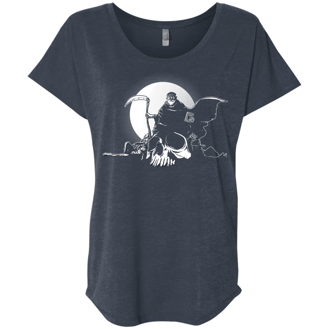 T-Shirts Vintage Navy / X-Small Dead Characters Triblend Dolman Sleeve