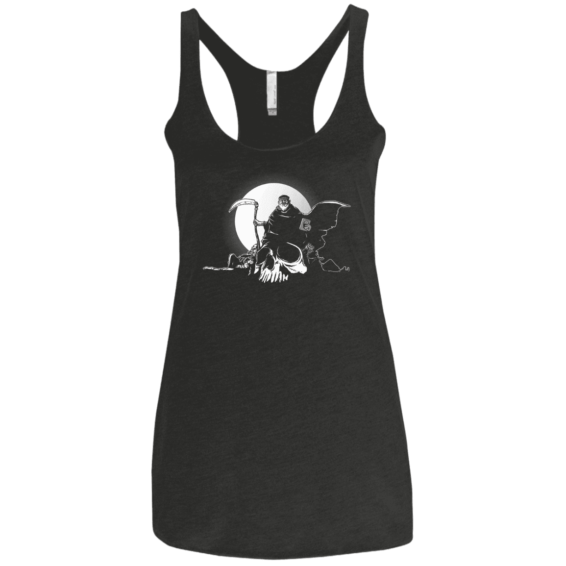 T-Shirts Vintage Black / X-Small Dead Characters Women's Triblend Racerback Tank