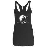 T-Shirts Vintage Black / X-Small Dead Characters Women's Triblend Racerback Tank