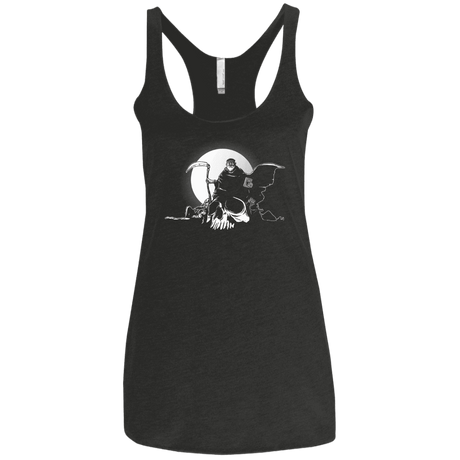 T-Shirts Vintage Black / X-Small Dead Characters Women's Triblend Racerback Tank