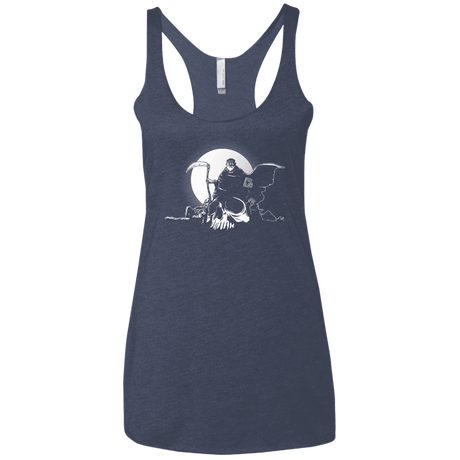 T-Shirts Vintage Navy / X-Small Dead Characters Women's Triblend Racerback Tank