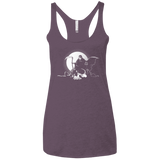 T-Shirts Vintage Purple / X-Small Dead Characters Women's Triblend Racerback Tank