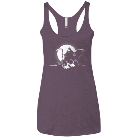 T-Shirts Vintage Purple / X-Small Dead Characters Women's Triblend Racerback Tank