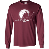 T-Shirts Maroon / YS Dead Characters Youth Long Sleeve T-Shirt