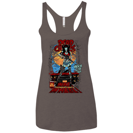 T-Shirts Macchiato / X-Small Dead Chicks Women's Triblend Racerback Tank
