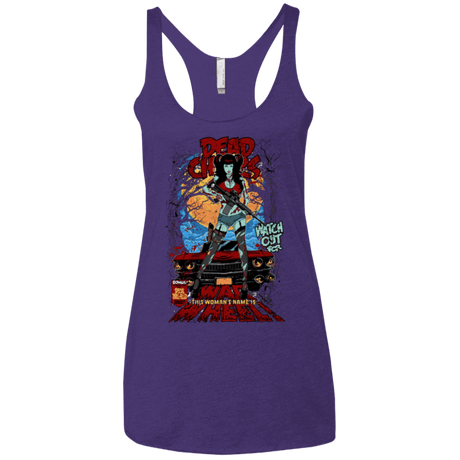 T-Shirts Purple / X-Small Dead Chicks Women's Triblend Racerback Tank