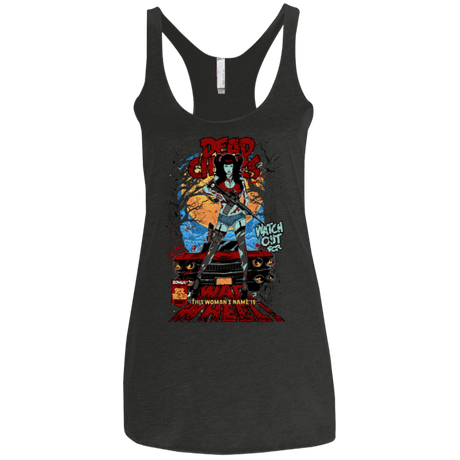 T-Shirts Vintage Black / X-Small Dead Chicks Women's Triblend Racerback Tank
