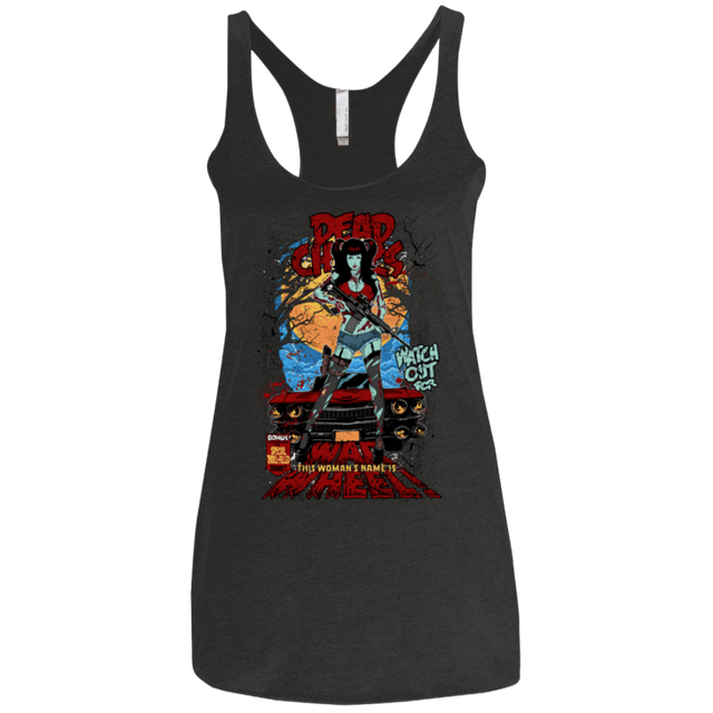 T-Shirts Vintage Black / X-Small Dead Chicks Women's Triblend Racerback Tank